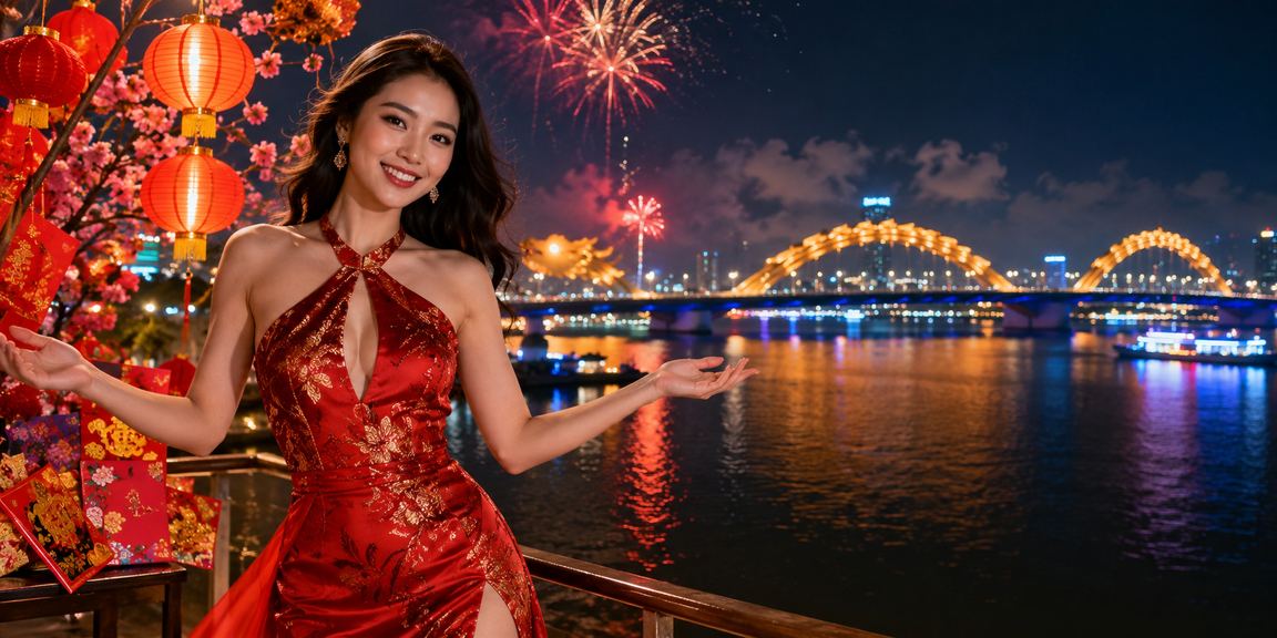 Đèn lồng đỏ mừng thưởng lớn tại Đà Nẵng trên t14